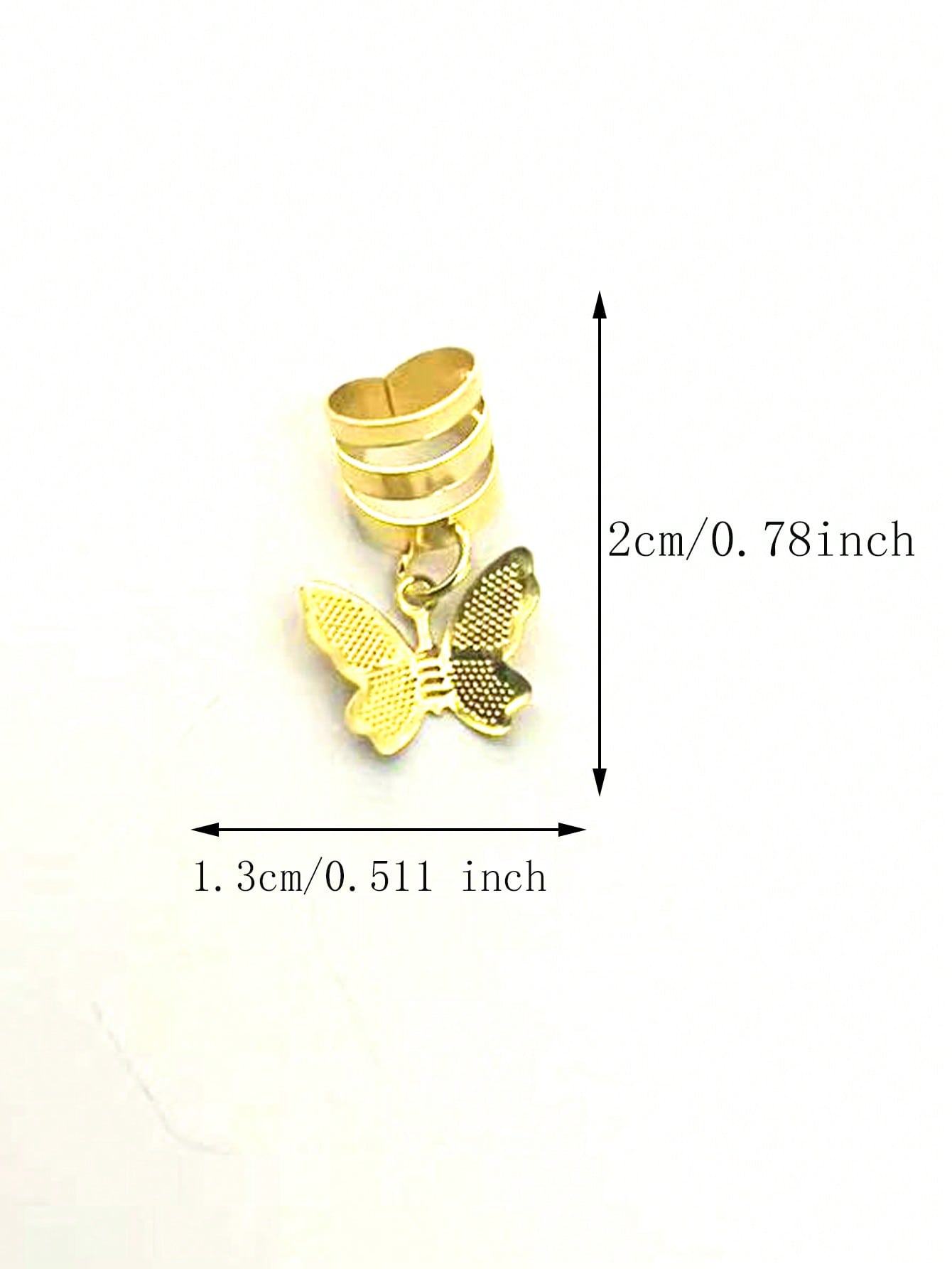 10 piezas de anillos de cuentas de pelo de trenza de mariposa, accesorios de pelo de estilo vintage para niñas