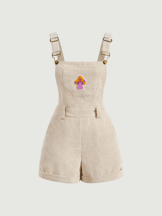 SHEIN MOD Mono overol seta con parche