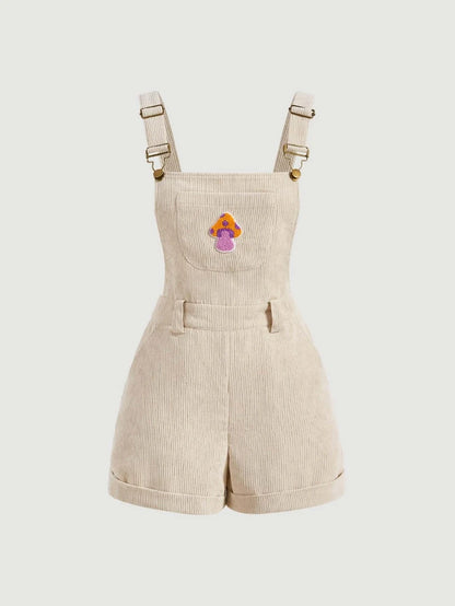 SHEIN MOD Mono overol seta con parche