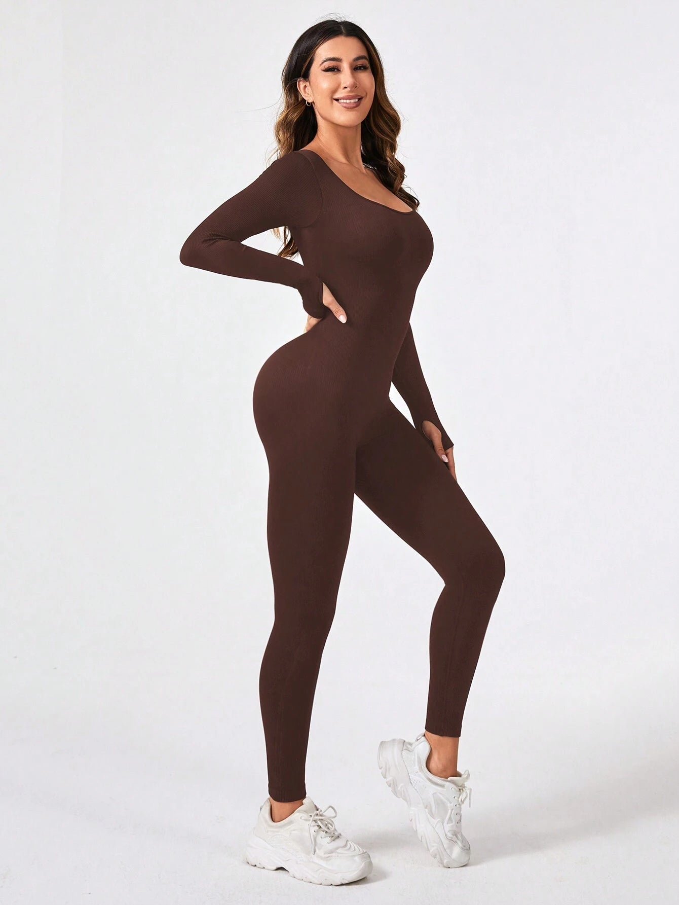 Yoga Basic Mono Deportivo De Color Liso Para Mujer
