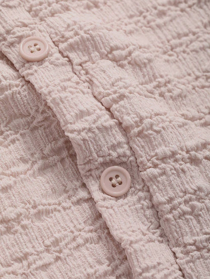 DAZY Camiseta De Manga Larga Para Mujer Ajustada De Textura Con Cuello Redondo Grande