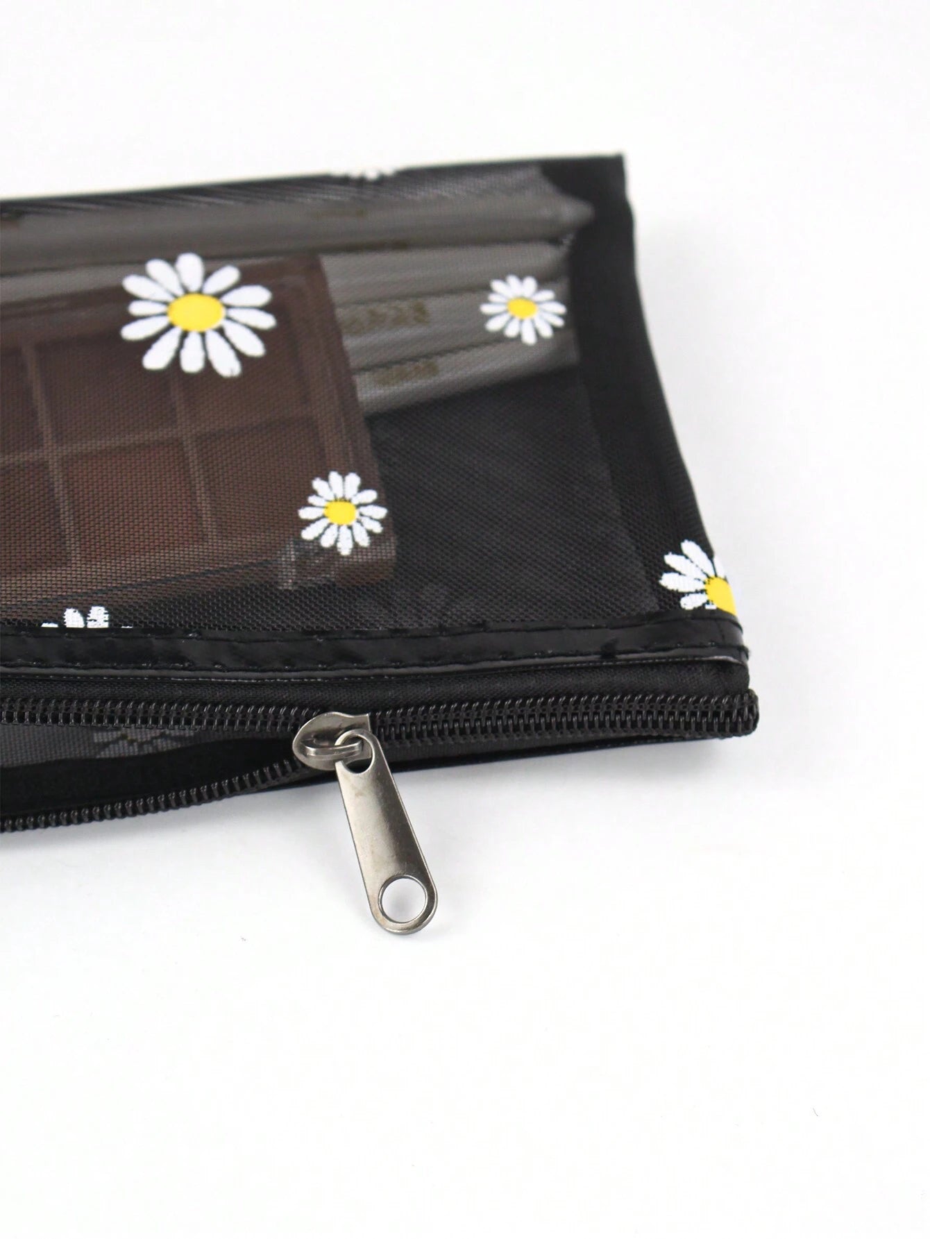1 Pieza Bolsa De Viaje Y Almacenamiento En El Hogar De Malla Transparente Portátil Para Cosméticos Y Herramientas De Belleza,cosmetiquera neceser neceseres de maquillaje
