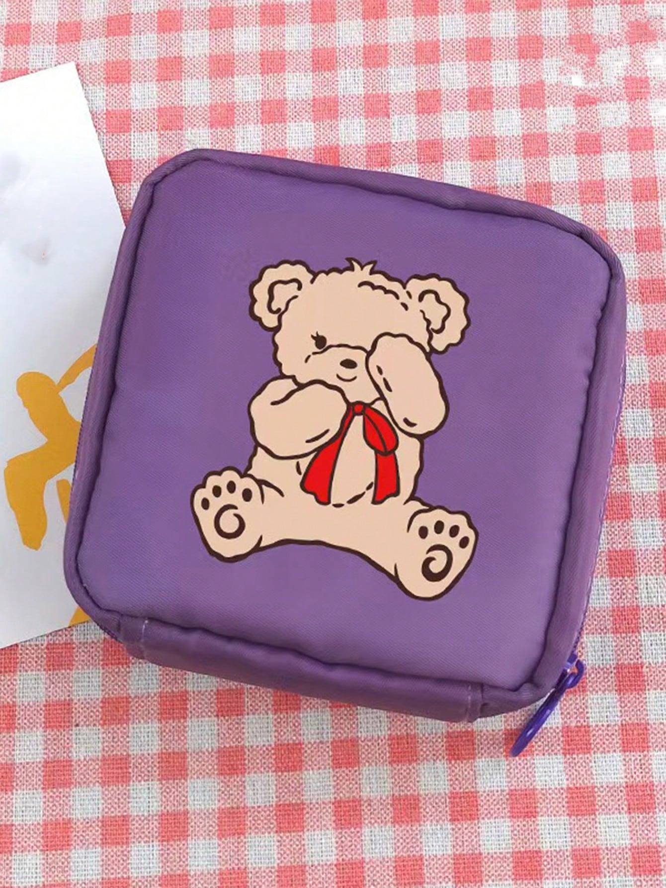 1 Pieza Bolsa de almacenamiento de servilletas, bolsa para copa menstrual, soporte para almohadillas de lactancia, bolsas para tampones, bolsas para productos femeninos, estuche portátil de kit de periodo para niñas y mujeres