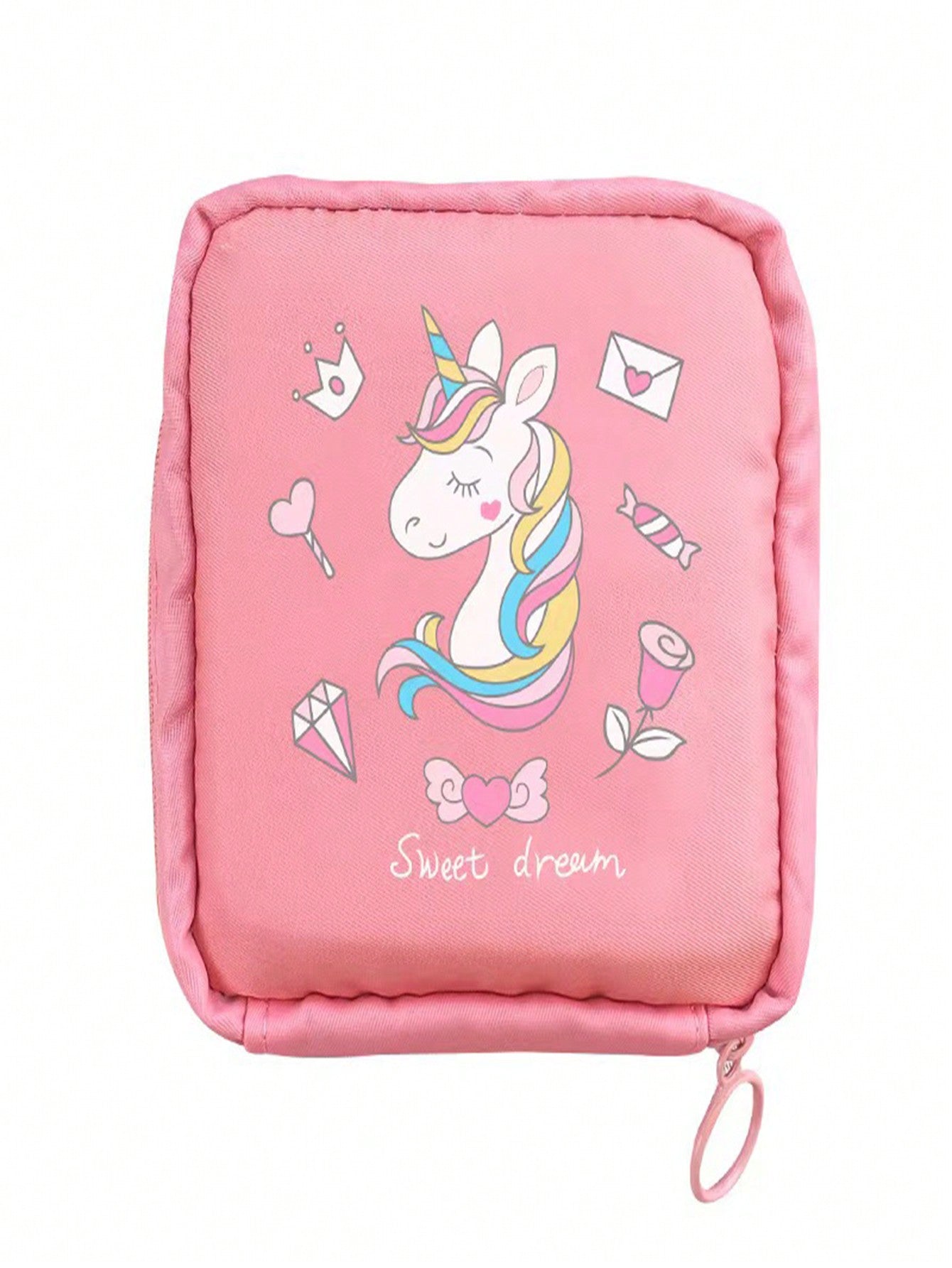 1 Pieza Bolsa de almacenamiento de servilletas, bolsa para copa menstrual, soporte para almohadillas de lactancia, bolsas para tampones, bolsas para productos femeninos, estuche portátil de kit de periodo para niñas y mujeres