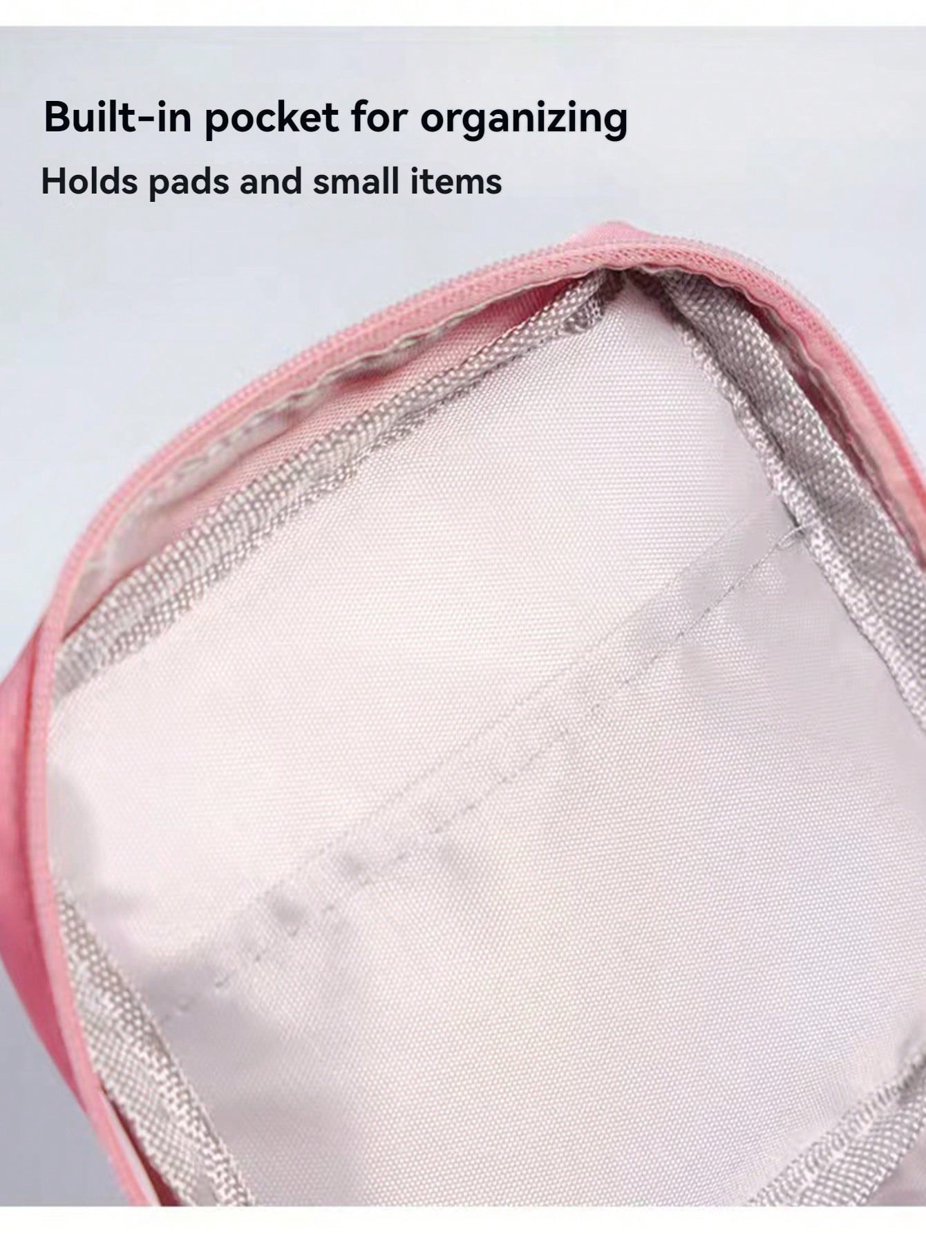 1 Pieza Bolsa de almacenamiento de servilletas, bolsa para copa menstrual, soporte para almohadillas de lactancia, bolsas para tampones, bolsas para productos femeninos, estuche portátil de kit de periodo para niñas y mujeres