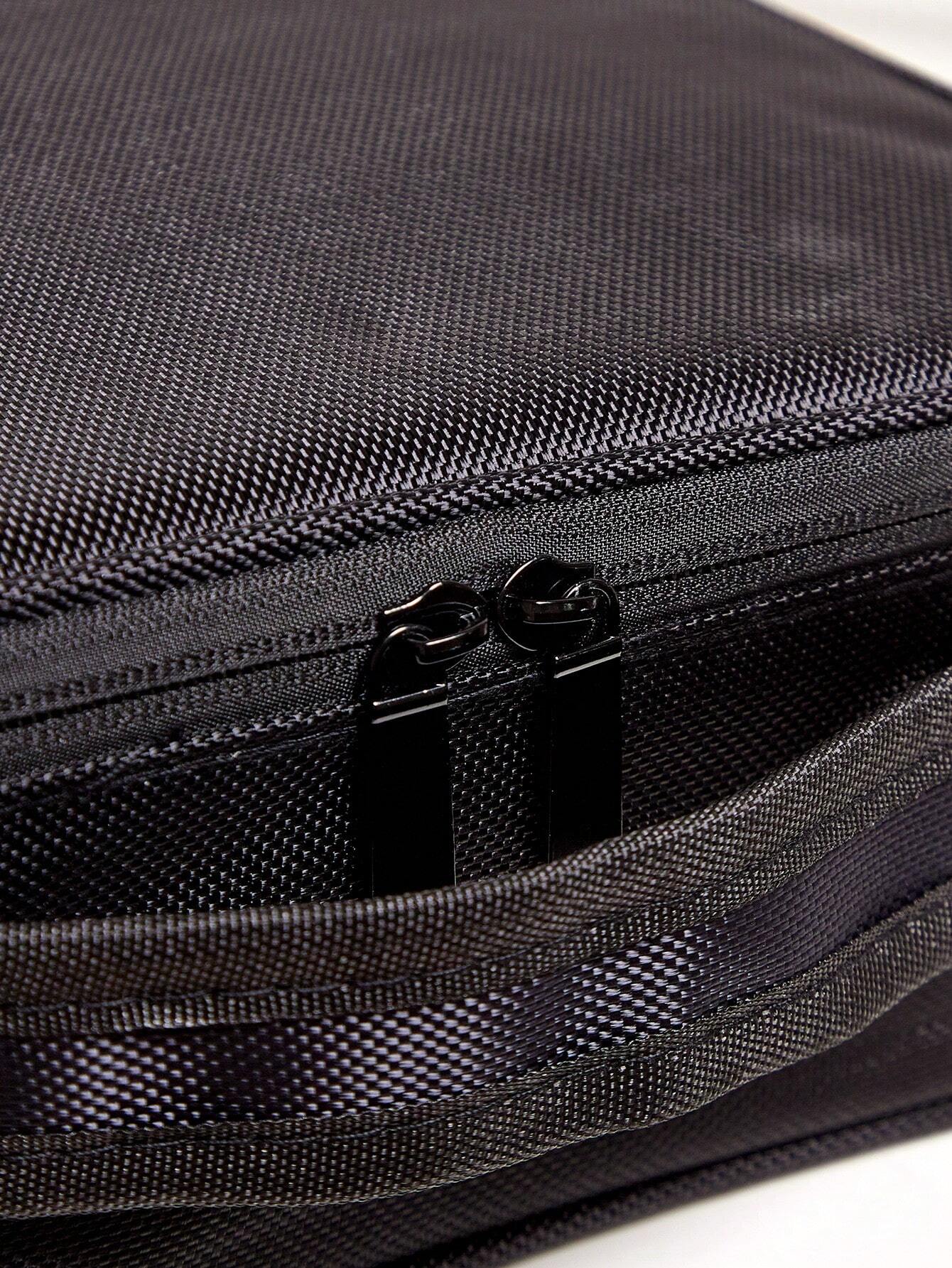 1 Pieza Bolso de maquillaje de viaje multifuncional de gran capacidad color negro clasificado para mujeres y niñas, neceser de maquillaje, bolsa de cuidado de la piel, neceser de artículos de tocador