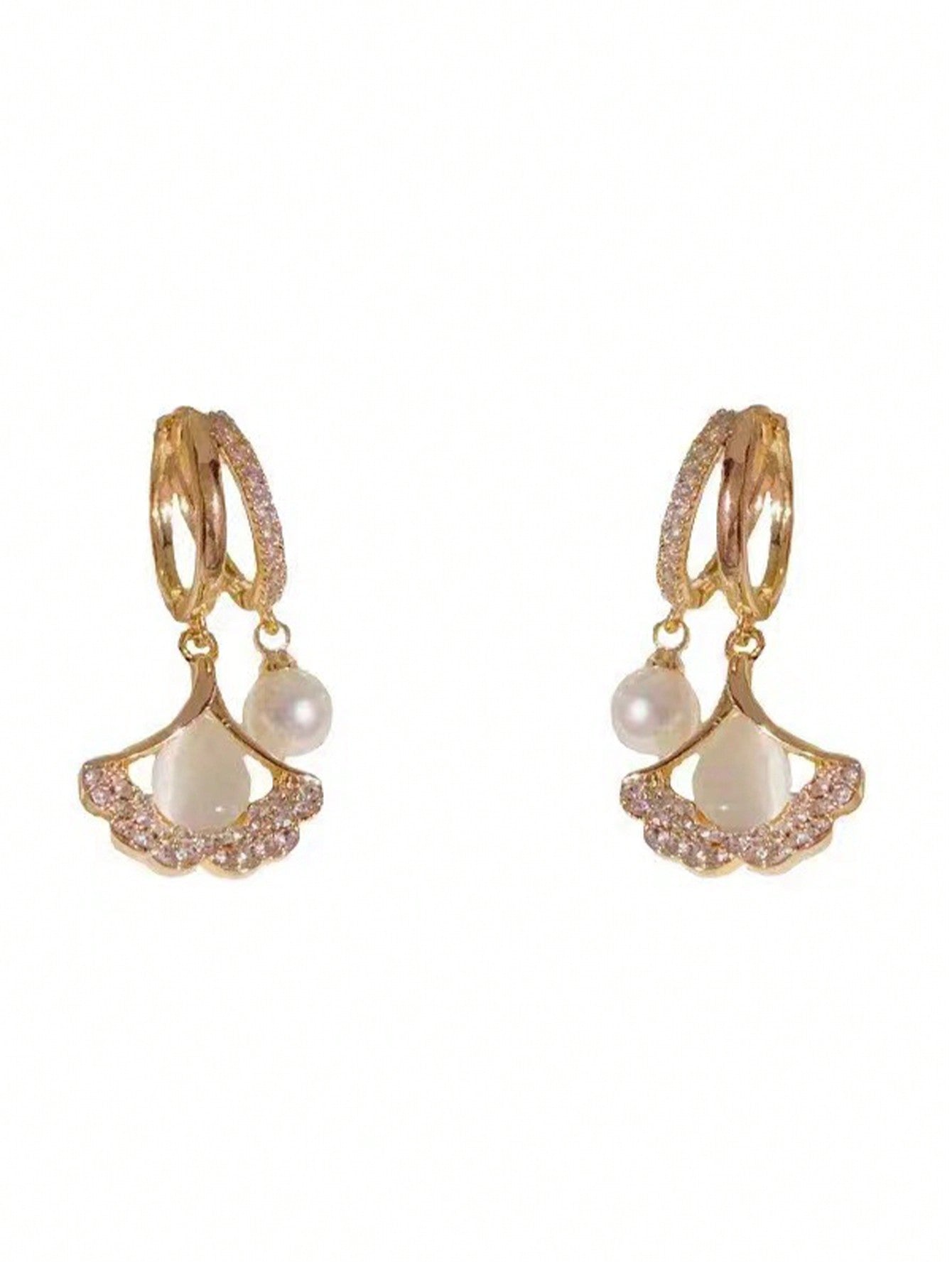1 par Pendientes de moda con estilo vintage y lujosos, con chispas para mujer, regalo para fiesta/vacaciones