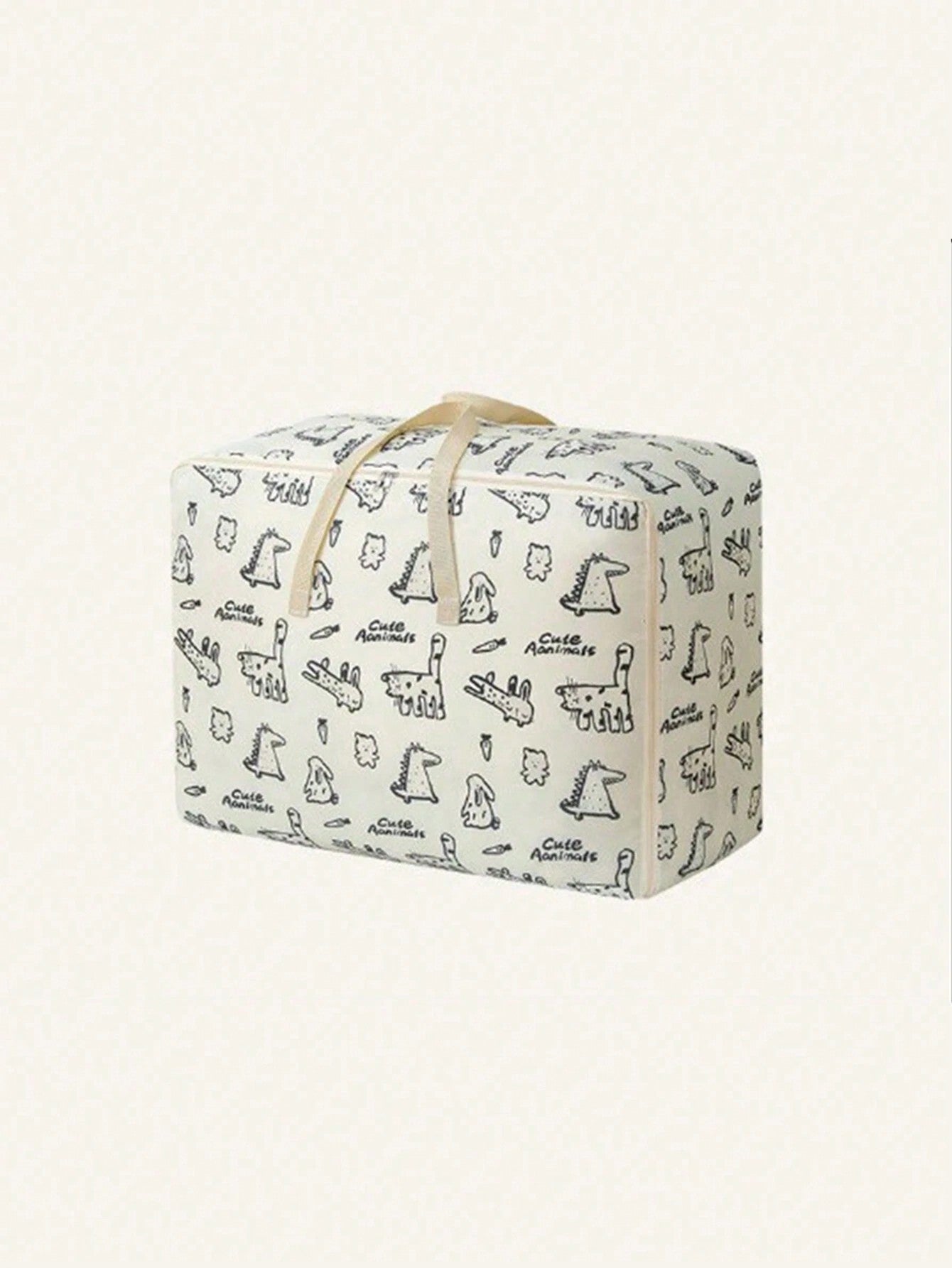1 pieza Bolsa de almacenamiento de tela Oxford grande, bolso de mano para estudiantes, bolsa de embalaje para mudanzas, bolsa de almacenamiento de ropa a prueba de humedad, bolsa de almacenamiento de ropa portátil de tela no tejida