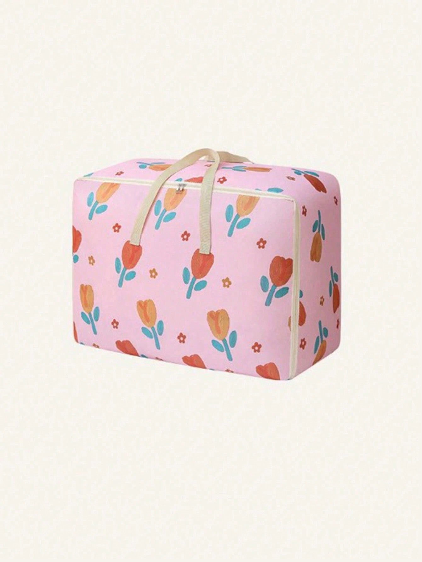 1 pieza Bolsa de almacenamiento de tela Oxford grande, bolso de mano para estudiantes, bolsa de embalaje para mudanzas, bolsa de almacenamiento de ropa a prueba de humedad, bolsa de almacenamiento de ropa portátil de tela no tejida