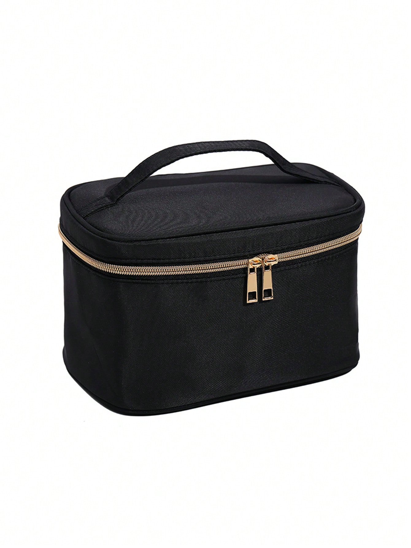1 pieza Bolsa de cosméticos de gran capacidad, bolsa de almacenamiento de viaje multifunción, bolsa de lavado portátil impermeable con asa, bolsa de cosméticos