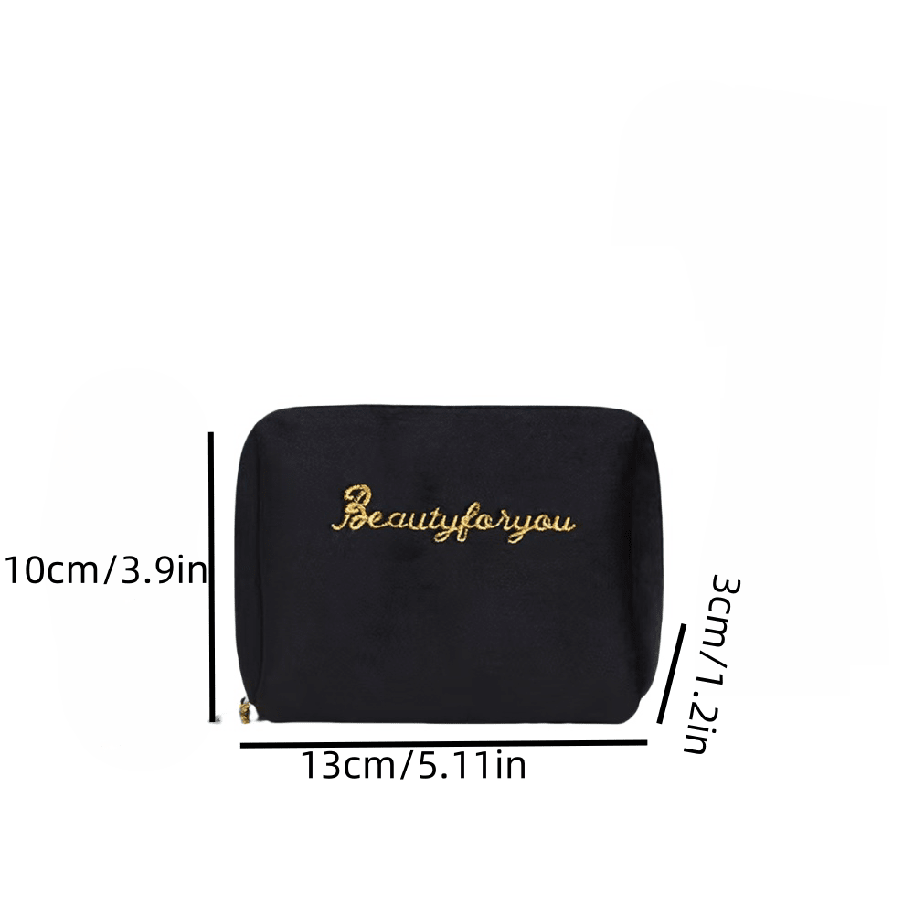 1 pieza Bolsa de cosméticos de gran capacidad, estuche cilíndrico para lápiz labial, organizador de maquillaje portátil