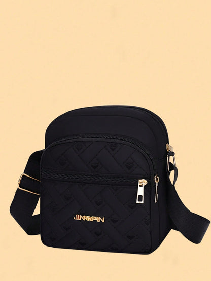 1 pieza Bolso bandolera de mujer de tela Oxford de moda, casual y versátil - Monedero