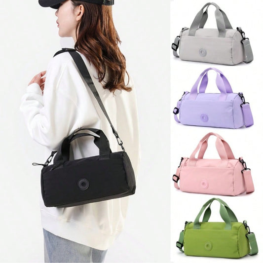 1 pieza Bolso bandolera organizador multifuncional de moda de unicolor minimalista, bolsa pequeña para gimnasio, versátil para mujeres, bolso de hombro, bolsa de fitness mini compacta y suave