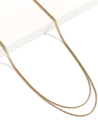 1 pieza Cadena para cintura elegante serpiente con cadena a capas vientre