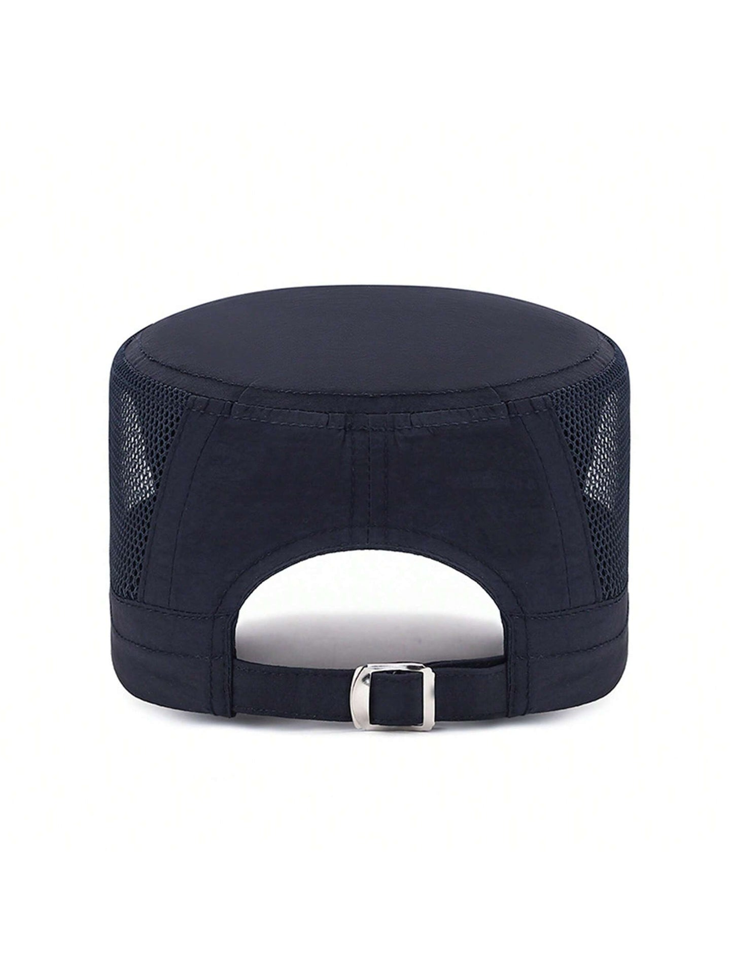 1 pieza Gorra tipo snapback de poliéster con malla y estampado de letras, sombrero de protección solar transpirable y de secado rápido para el verano, Halloween