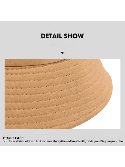 1 pieza Sombrero de pesca con cordón para hombre/mujer, sombrero de cubo para senderismo al aire libre