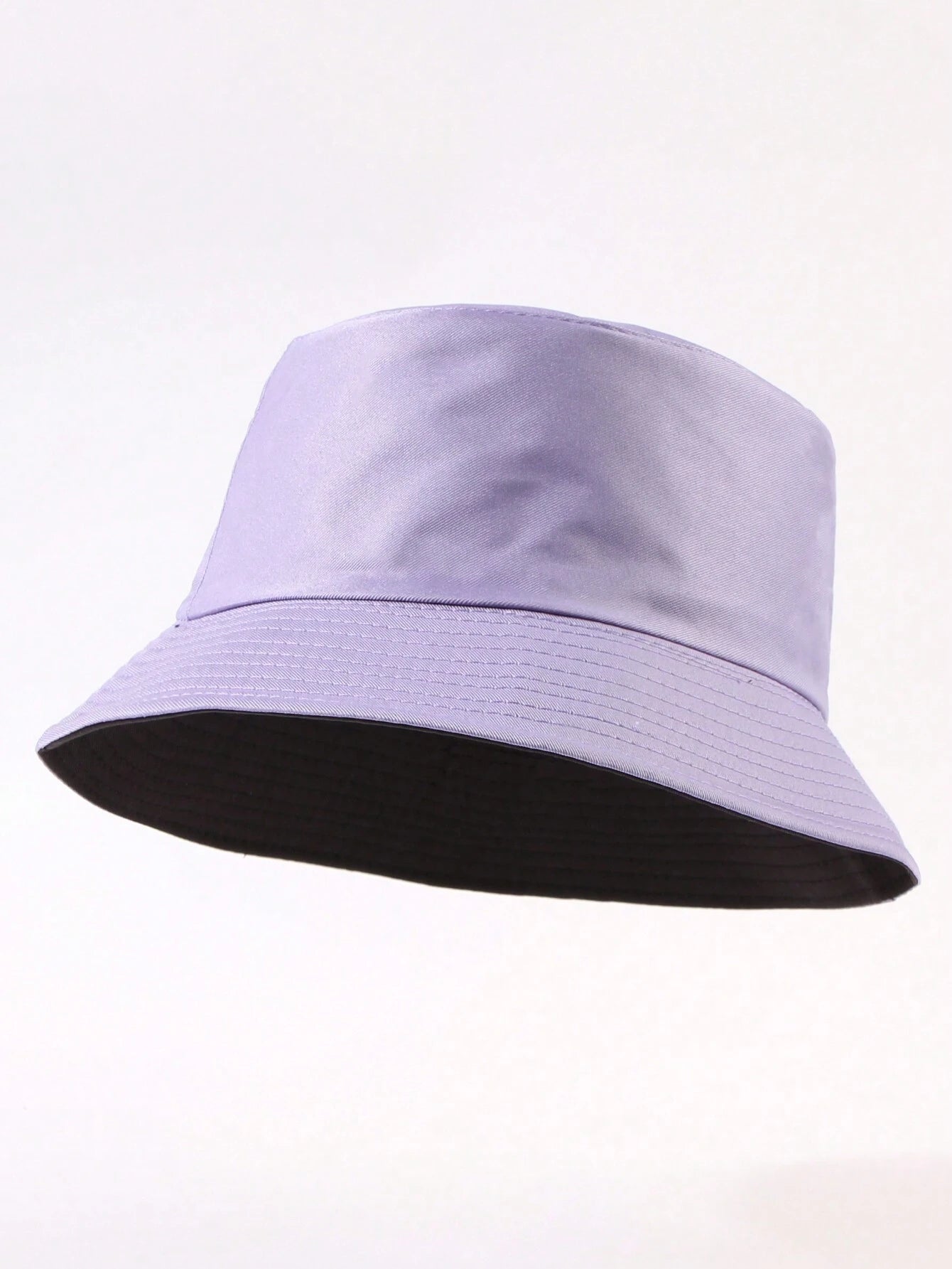 1 pieza de sombrero de sol unicolor informal, adecuado para uso diario, paseos en la calle, fiestas y actividades al aire libre. Sombrero de cubo juvenil unisex reversible, sombreador y protector solar.