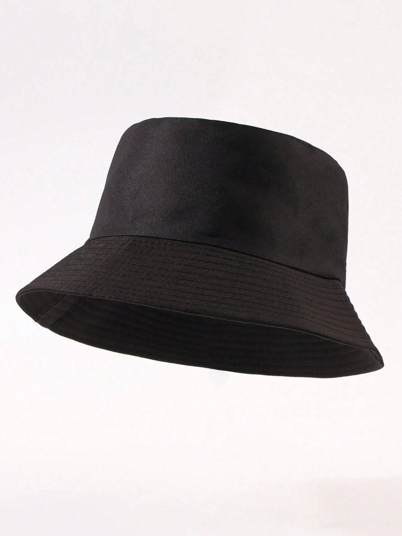 1 pieza de sombrero de sol unicolor informal, adecuado para uso diario, paseos en la calle, fiestas y actividades al aire libre. Sombrero de cubo juvenil unisex reversible, sombreador y protector solar.