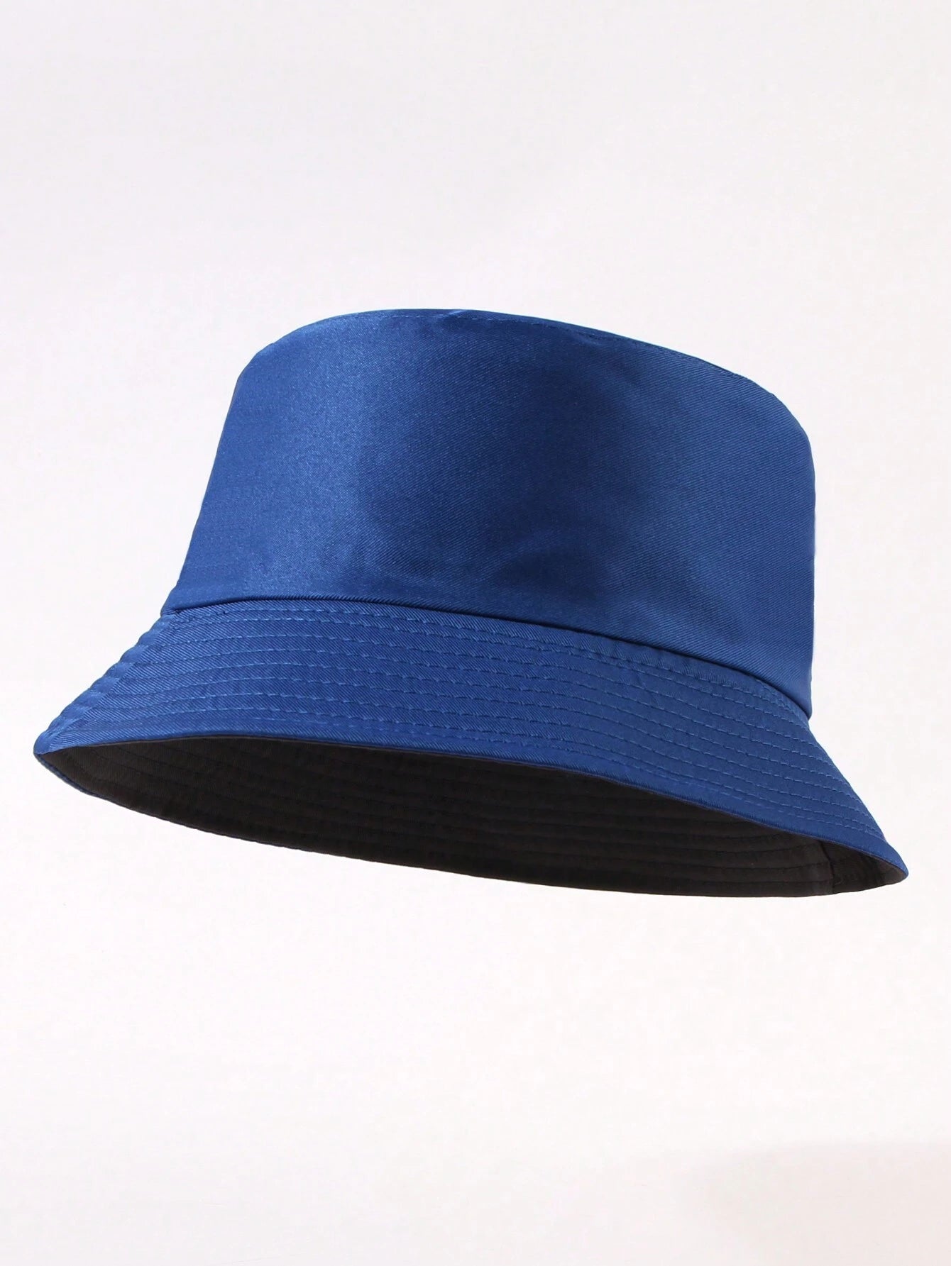 1 pieza de sombrero de sol unicolor informal, adecuado para uso diario, paseos en la calle, fiestas y actividades al aire libre. Sombrero de cubo juvenil unisex reversible, sombreador y protector solar.