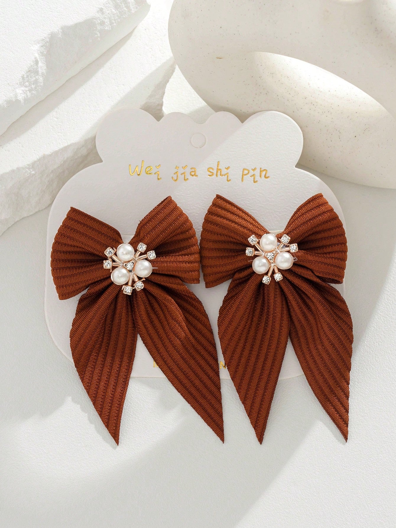 2 Piezas/set Pinzas De Pelo De Lazo Para Niños