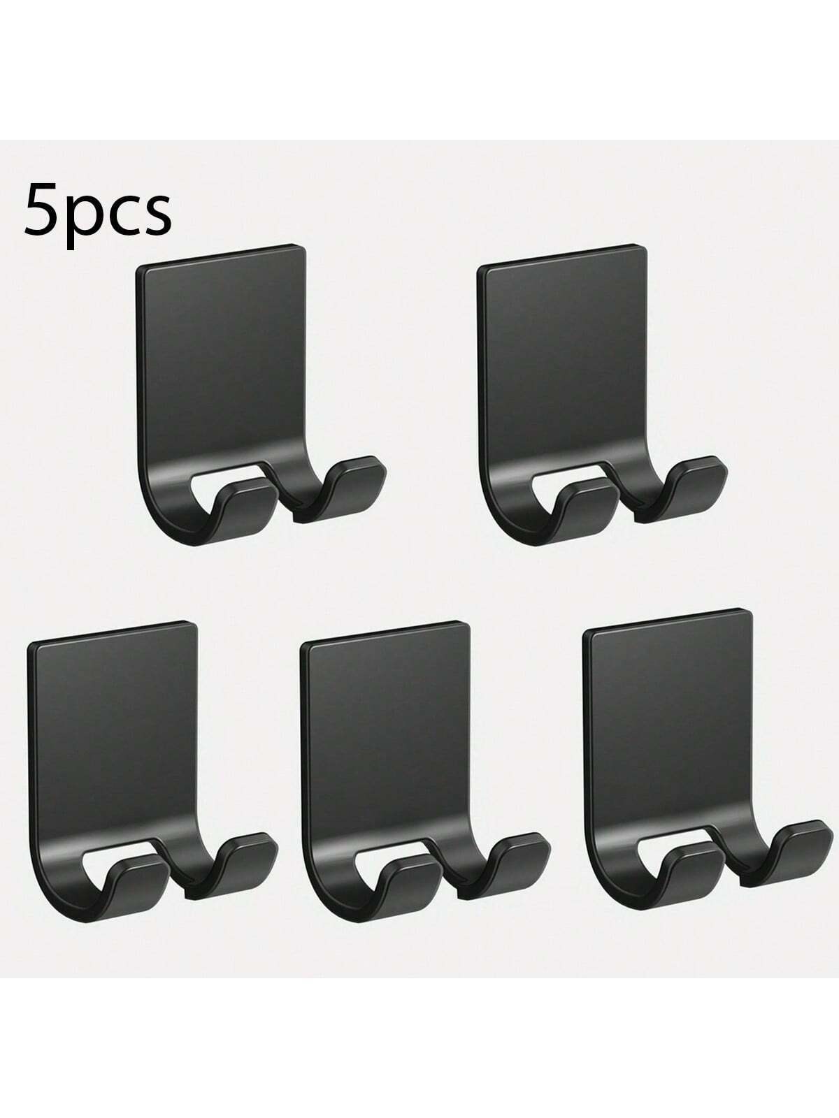 5 piezas Ganchos para soporte de afeitadora sin perforación, colgadores de pared adhesivos resistentes para llaves, enchufes, joyas, toallas, ducha, organizador de afeitadora perfecto
