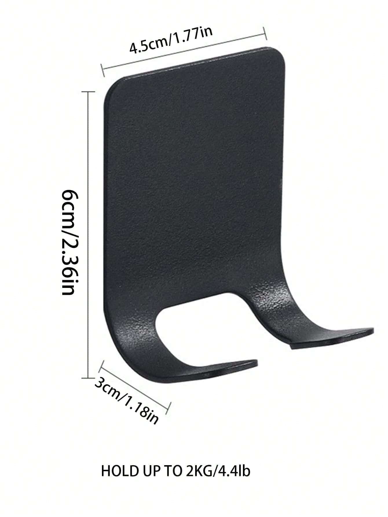 5 piezas Ganchos para soporte de afeitadora sin perforación, colgadores de pared adhesivos resistentes para llaves, enchufes, joyas, toallas, ducha, organizador de afeitadora perfecto