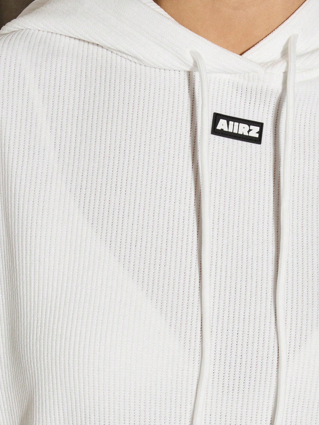 AiiRZ Sudadera con capucha acanalada oversize con cordón de la capucha, ropa de estar en casa premium, sudadera casual y deportiva, prenda básica de otoño e invierno, ropa urbana atlética