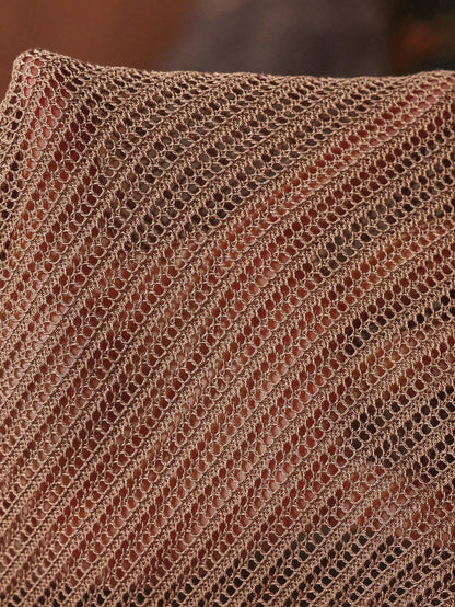 Ashley Hobart Designs Top de punto de un solo color, con abertura calada y cierre con botones delantero, estilo casual de vacaciones, ropa de mujer para el verano