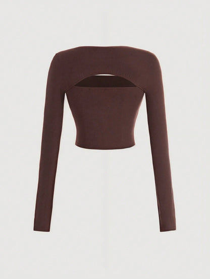 Conjunto de top elegante y ajustado de unicolor de moda Amore, top tubo casual para mujer, top de mujer estilo Y2K, para el Día de San Valentín, Año Nuevo