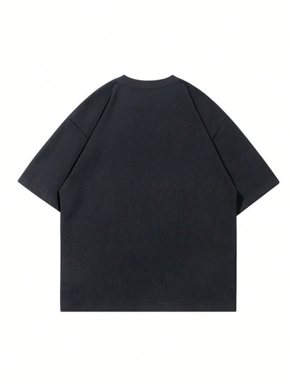 Camiseta de manga corta para pareja, camiseta a juego unisex con estampados delanteros y traseros, estilo casual y universitario, adecuada para primavera, verano y otoño, regalo para novio, novia, esposo, esposa, anivers