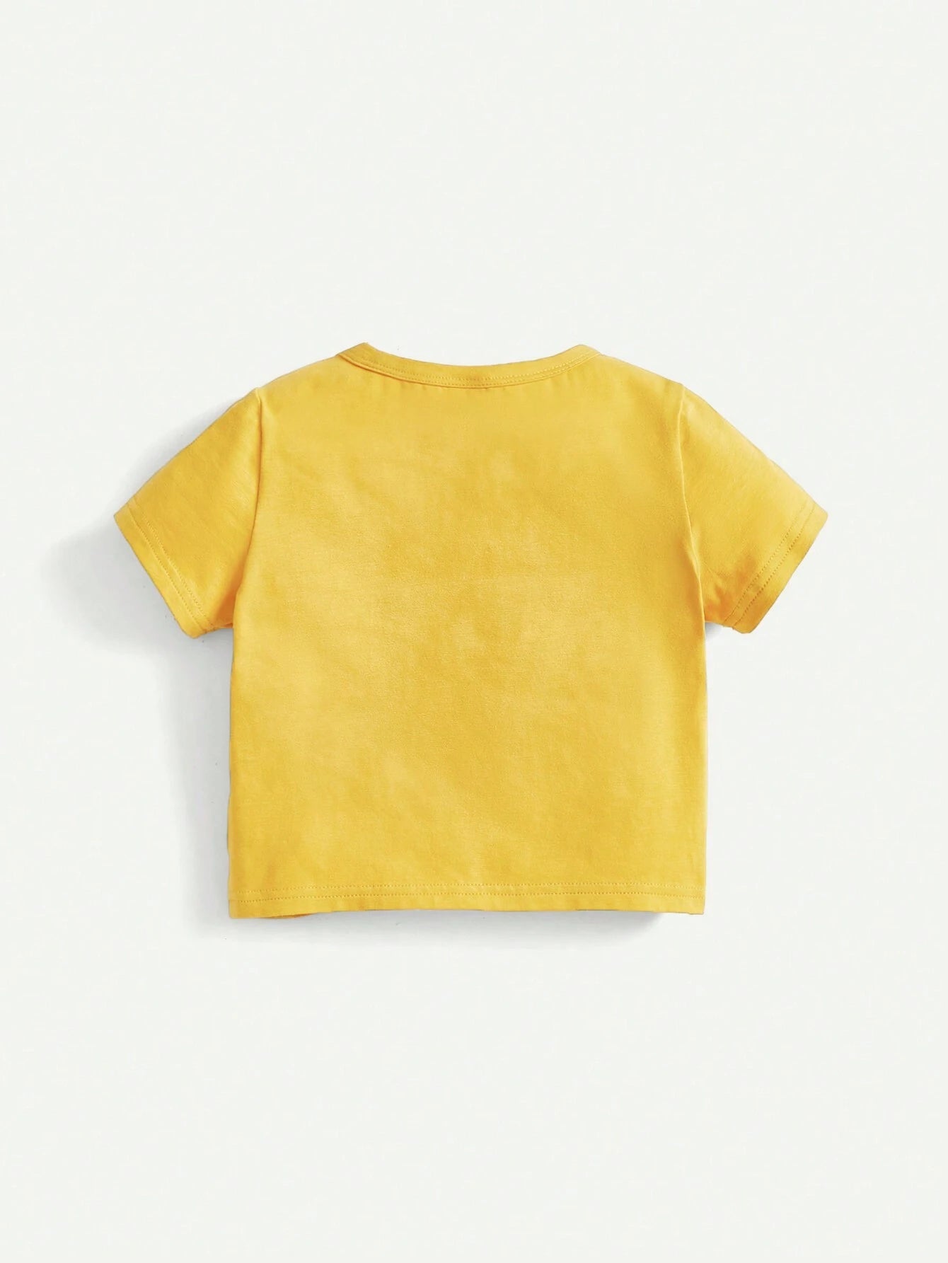 Cozy Pixies 2 Piezas Camiseta De Manga Corta Para Niños Pequeños Con Estampado De Letras, Cuello Redondo