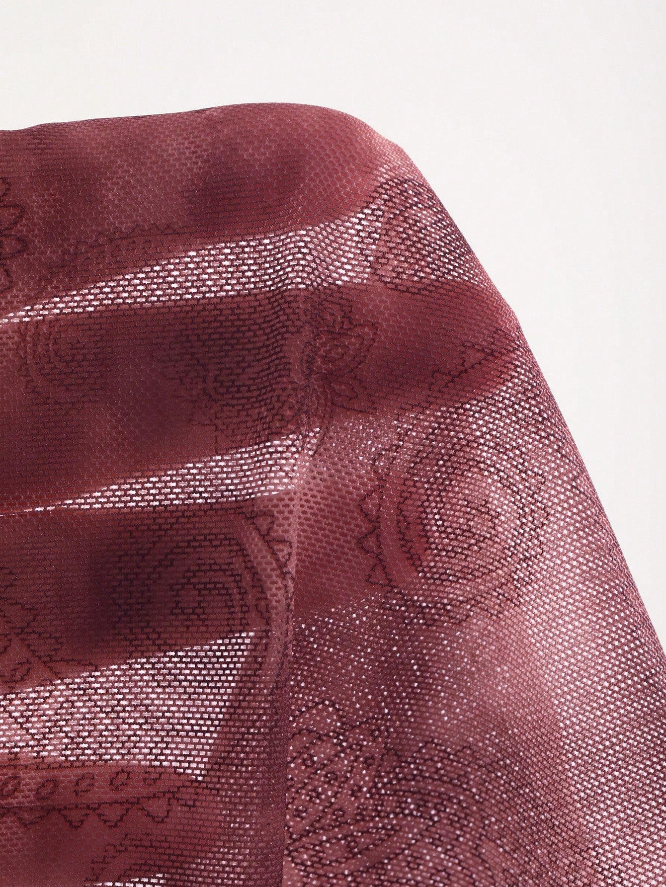 DAZY Blusa de manga larga, ajustada, con cuello de corazón y efecto tie-dye, para el Día de San Valentín y el regreso a clases