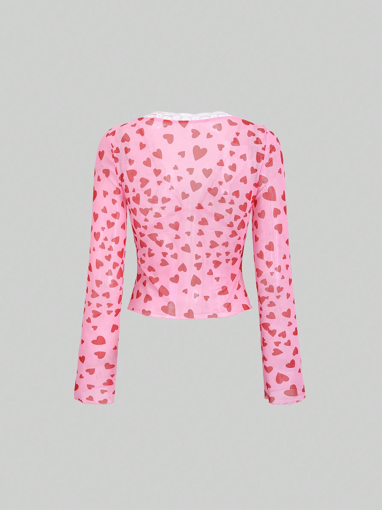 EgrlEra Cárdigan para mujer de manga larga con estampado de leopardo y encaje, para el otoño