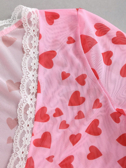 EgrlEra Cárdigan para mujer de manga larga con estampado de leopardo y encaje, para el otoño