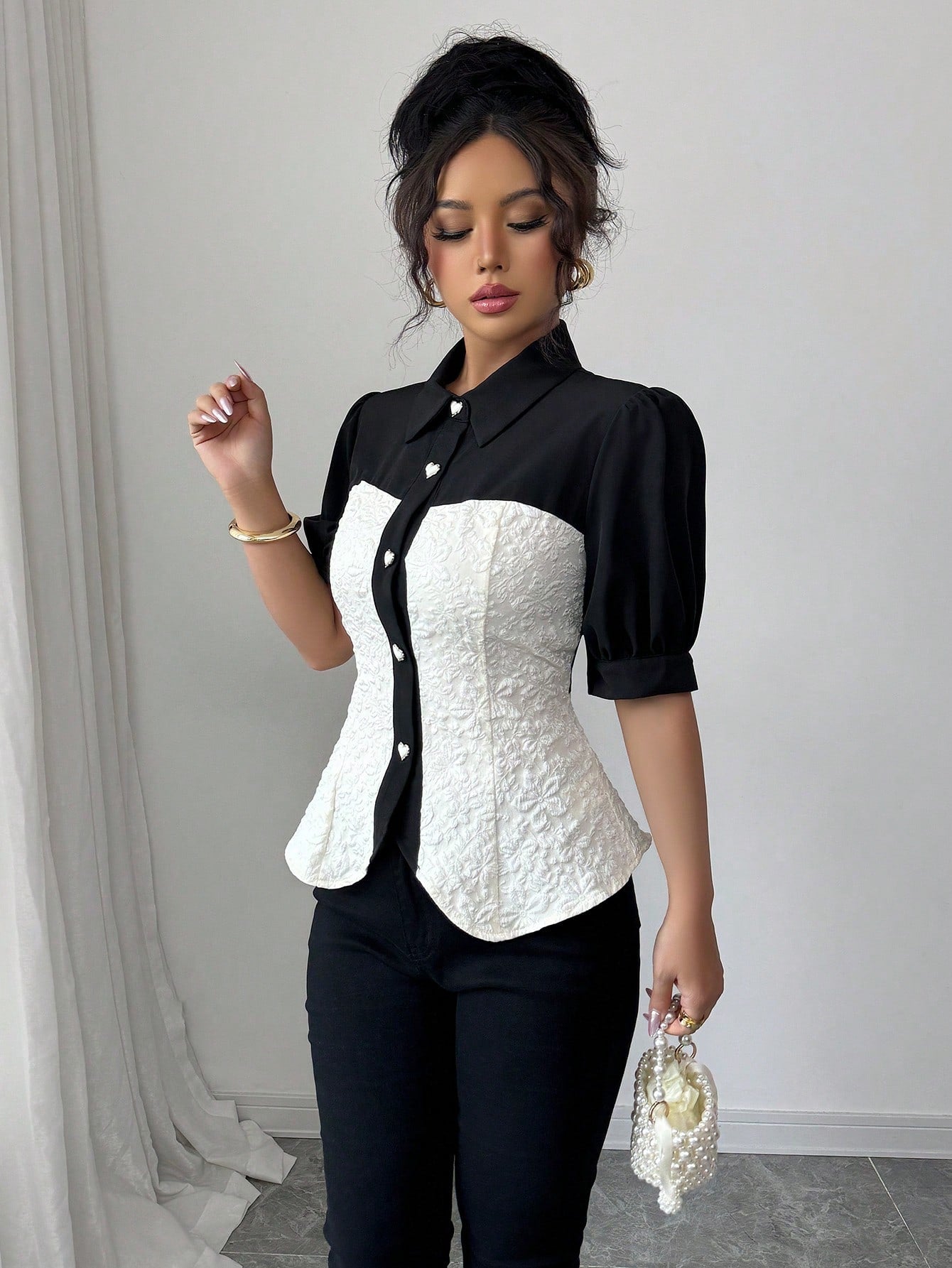 Elenzga Camisa de verano para vacaciones tejida regular para mujeres