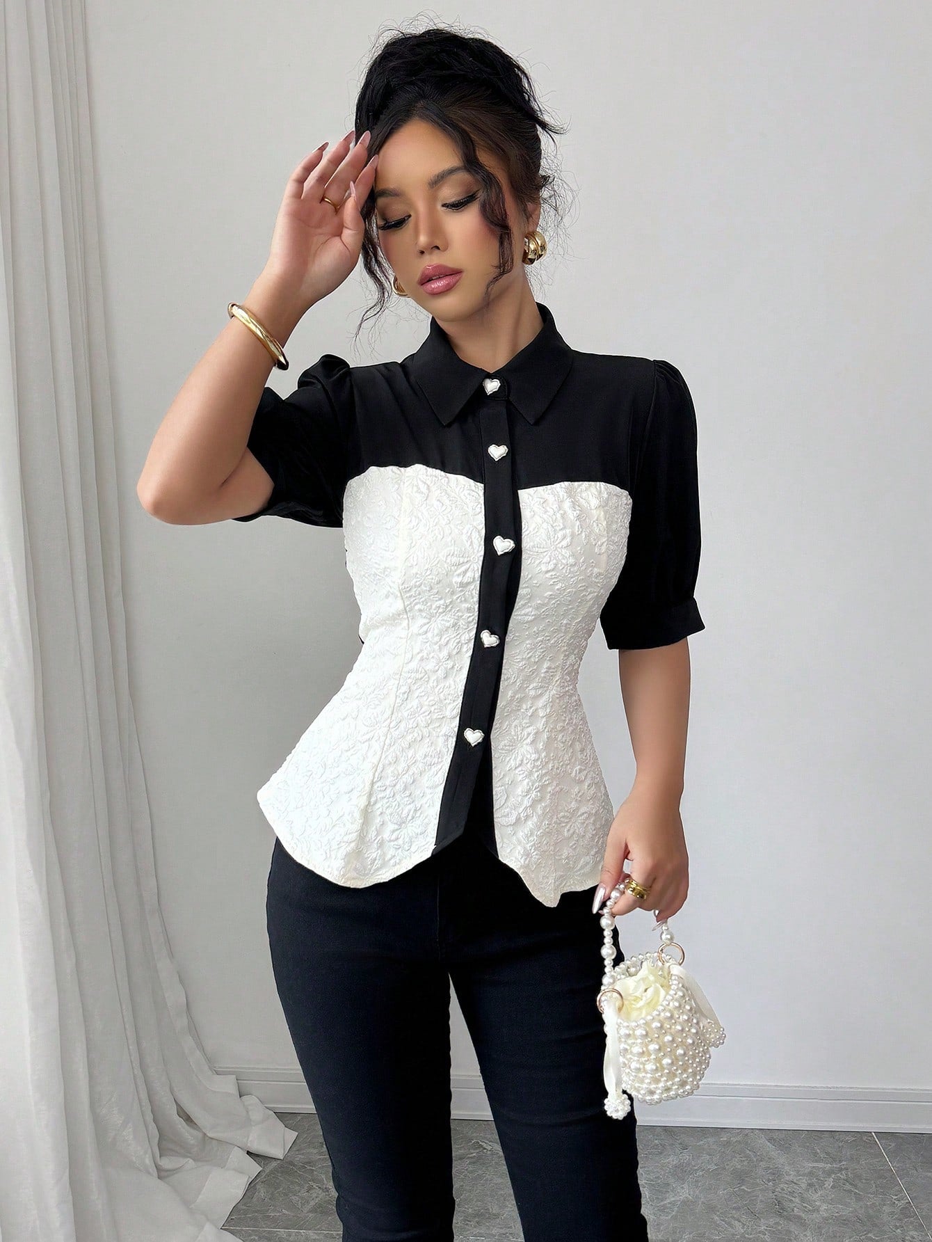 Elenzga Camisa de verano para vacaciones tejida regular para mujeres