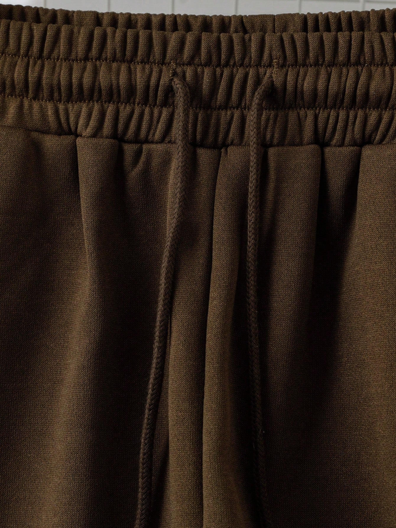 Franclia Pantalones deportivos casuales con cintura elástica con cordón, bajo con volantes y parches, de estilo holgado, para otoño/invierno