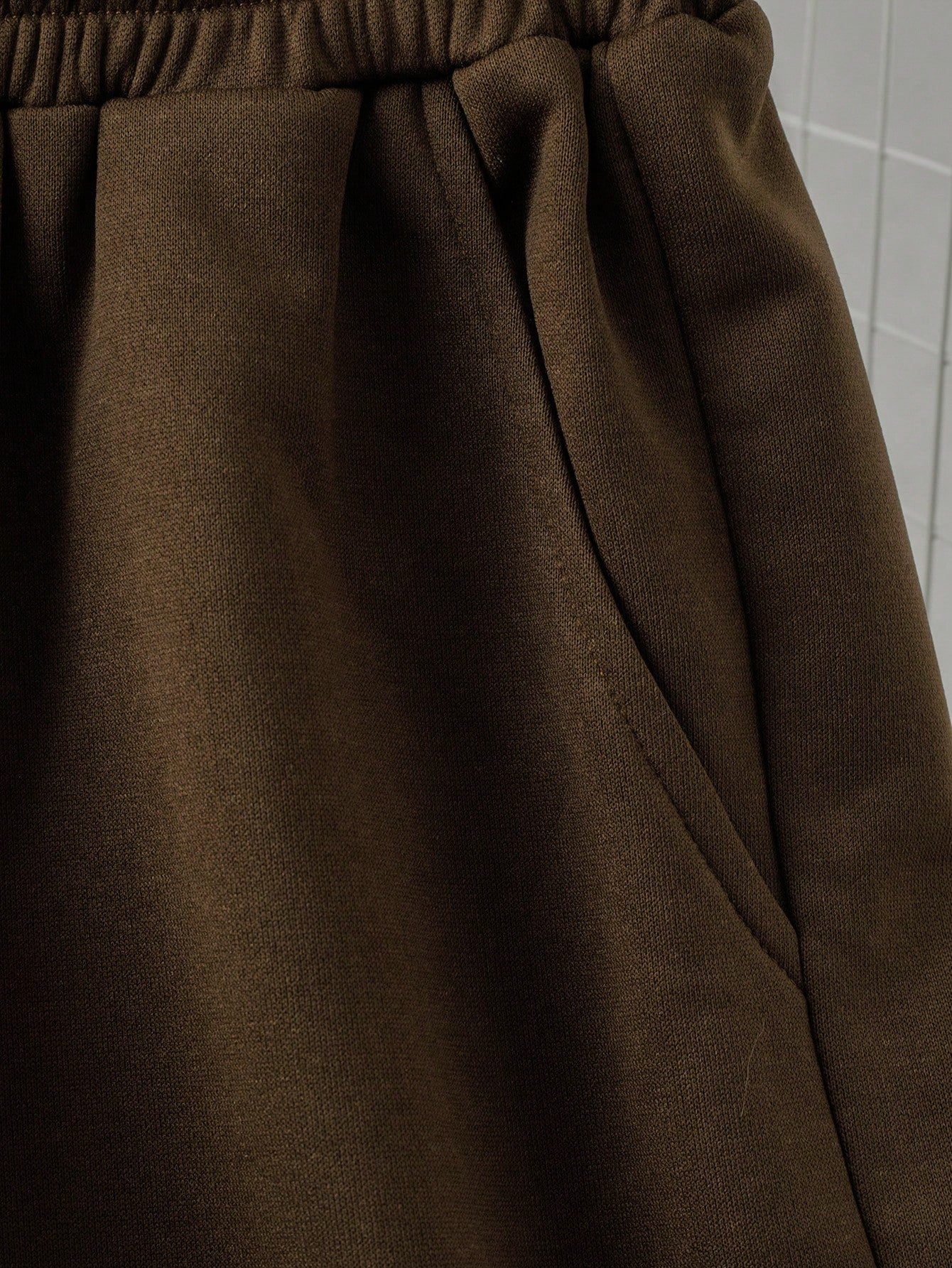 Franclia Pantalones deportivos casuales con cintura elástica con cordón, bajo con volantes y parches, de estilo holgado, para otoño/invierno