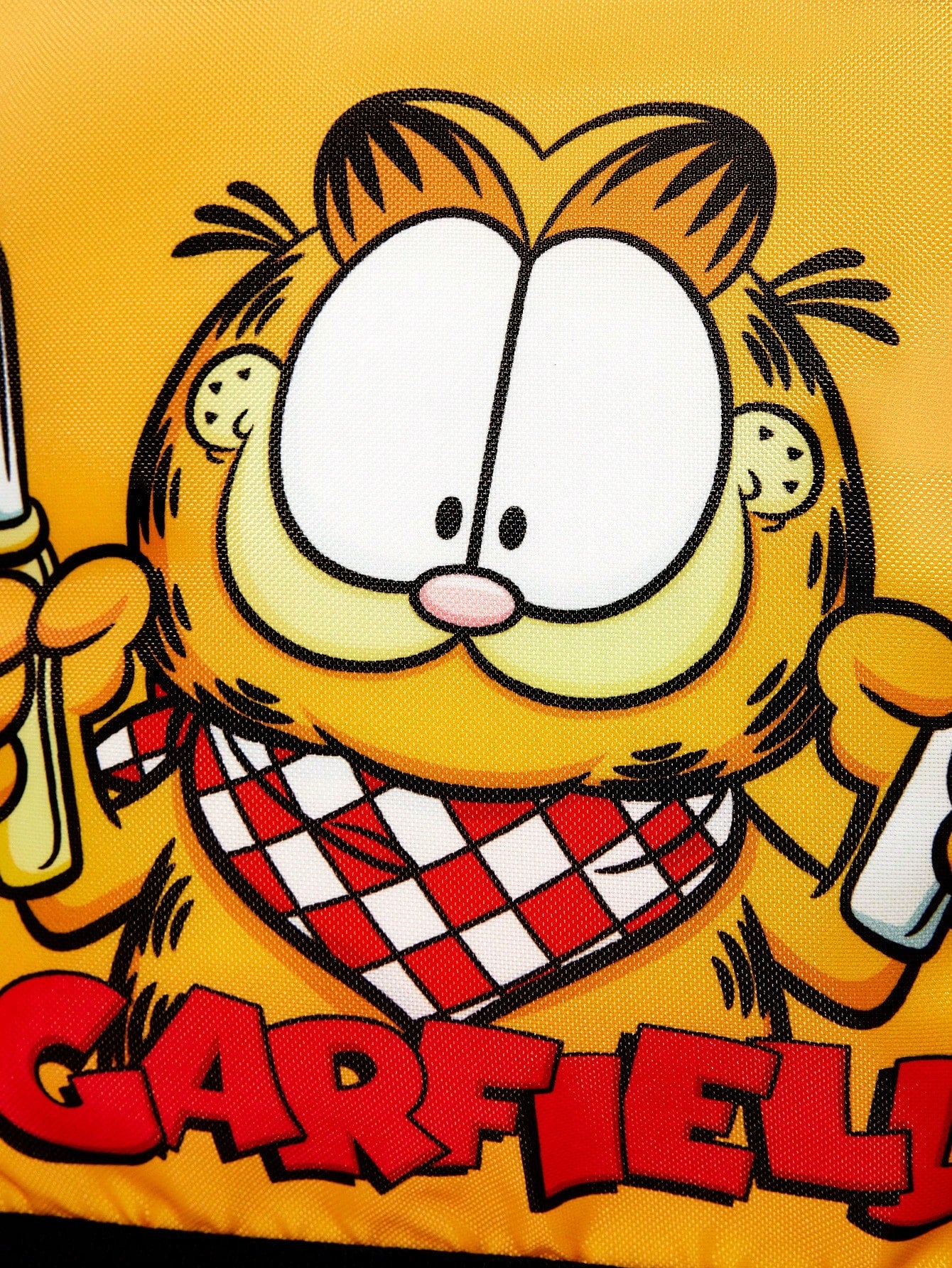 GARFIELD | SHEIN Bolsa térmica aislada con estampado de gato de dibujos animados, bolsa enfriadora de picnic, gran capacidad para guardar cajas de almuerzo, bebidas, etc.