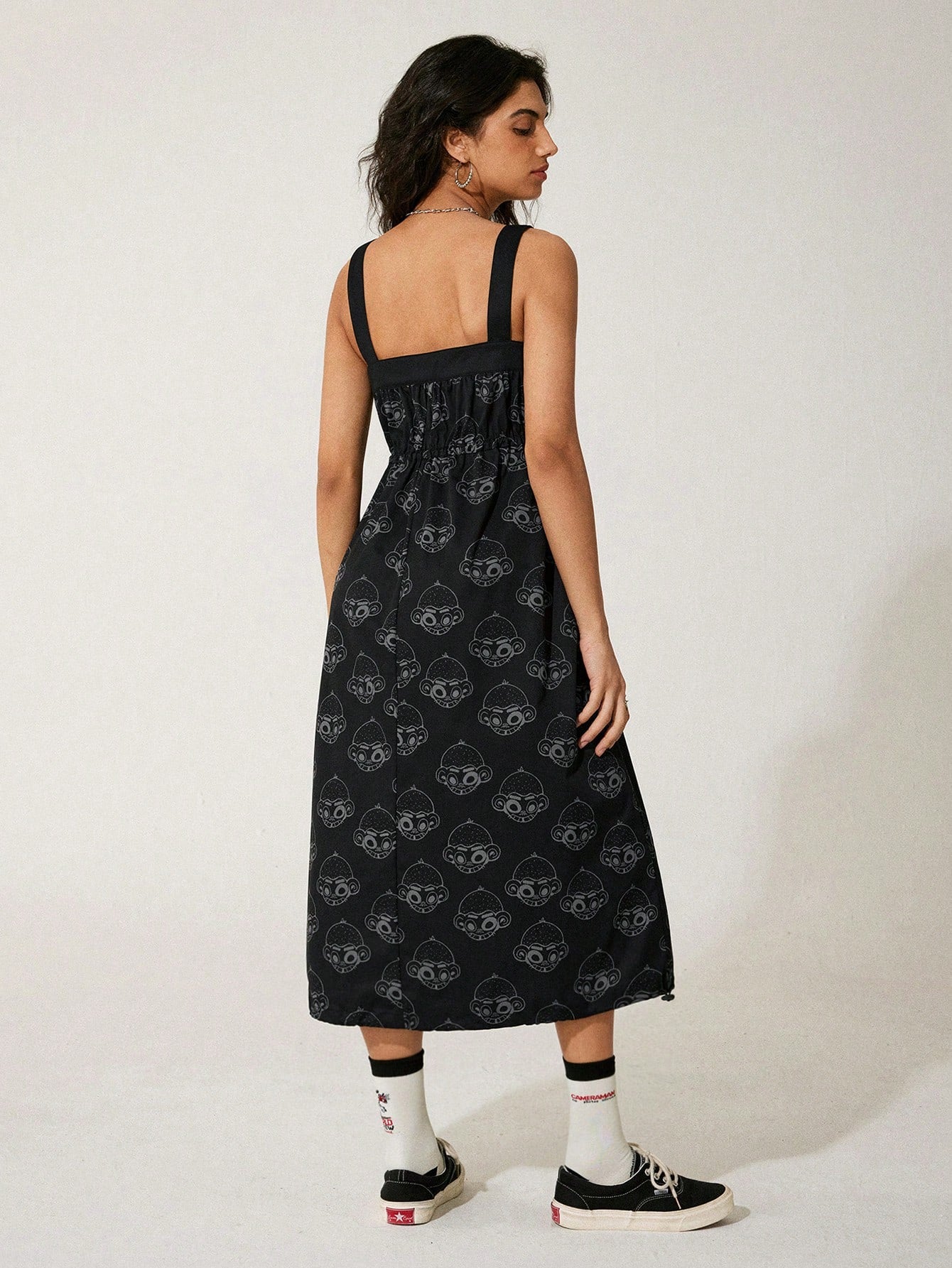GAWX Vestido casual de estilo vacacional con estampado para mujer artista, vestido de verano
