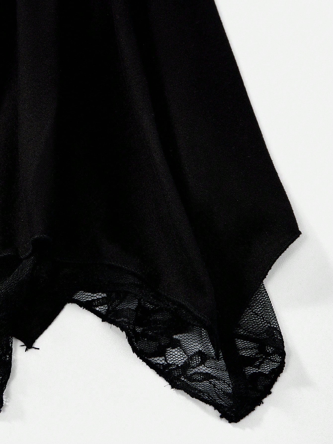 Glamine Charm Conjunto de 2 piezas de camiseta de manga larga y cuello redondo de punto negro elegante y minimalista, y minifalda para mujer