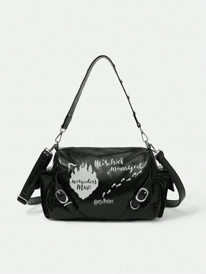 HARRY POTTER X SHEIN Bolso de hombro para mujer