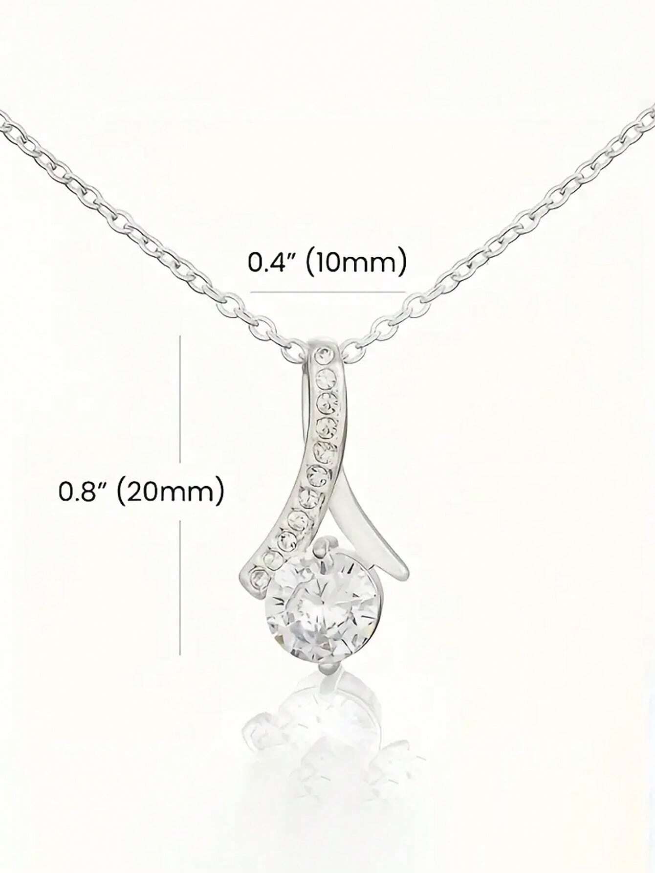 HOTNICE Collar de graduación como regalo para su hija, joyería de graduación, regalo de graduación para su hija, regalo de graduación para ella o para su hermana, regalos sentimentales