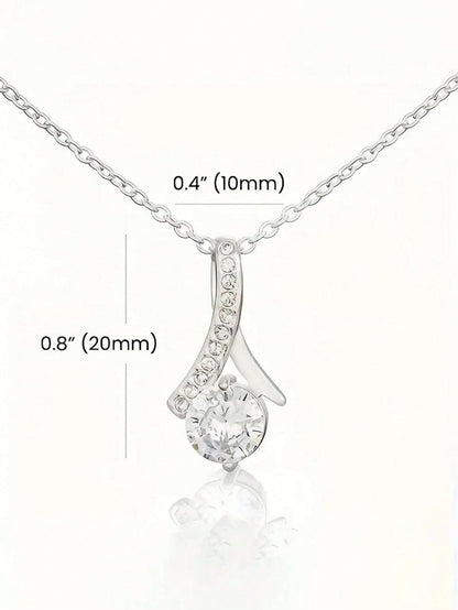 HOTNICE Collar de graduación como regalo para su hija, joyería de graduación, regalo de graduación para su hija, regalo de graduación para ella o para su hermana, regalos sentimentales