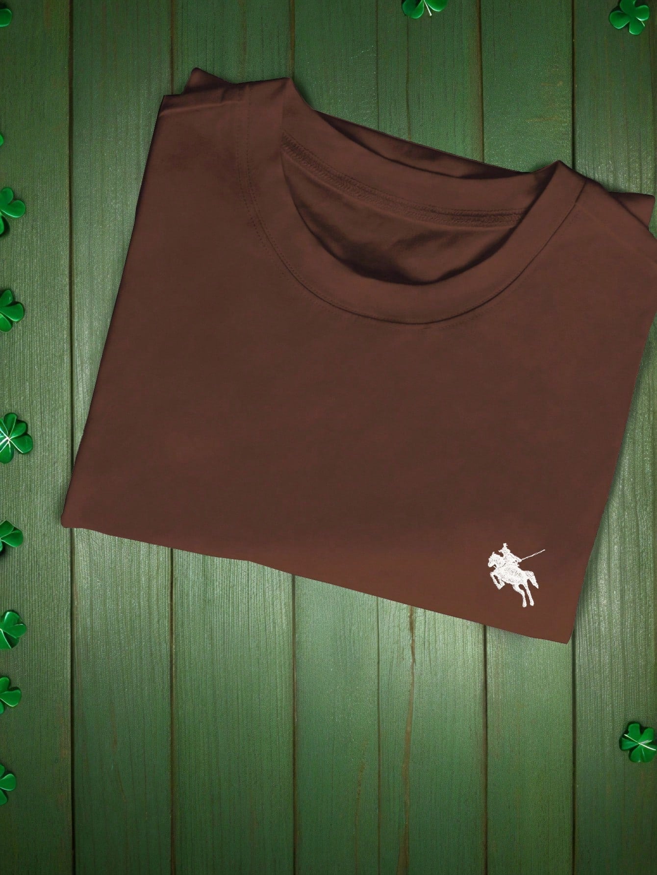 INAWLY Camiseta de manga corta de verano para mujer con cuello redondo, estampado de caballero, de moda y cómoda