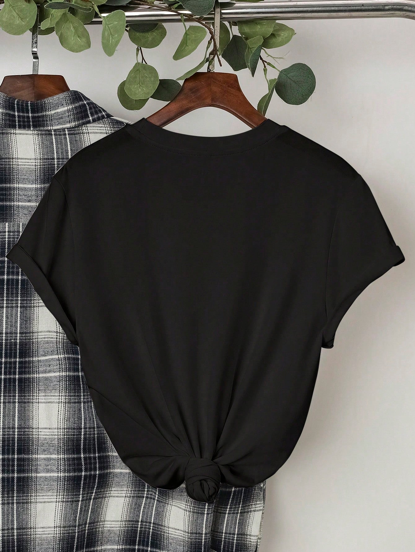 INAWLY Camiseta de manga corta informal para mujer con estampado gráfico de gato, primavera/verano