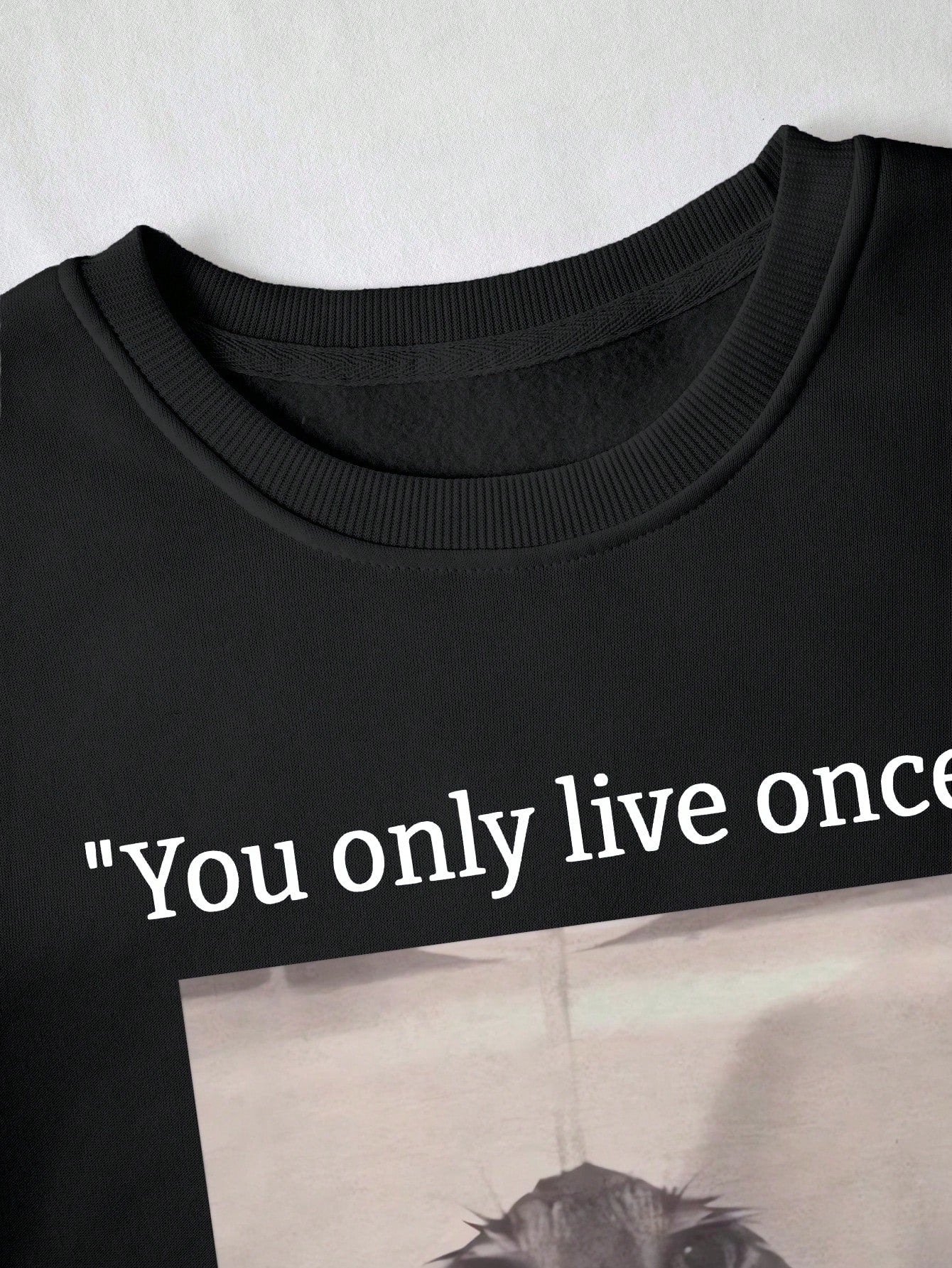 INAWLY Sudadera de cuello redondo para mujer con gráfico de gato y eslogan interesante