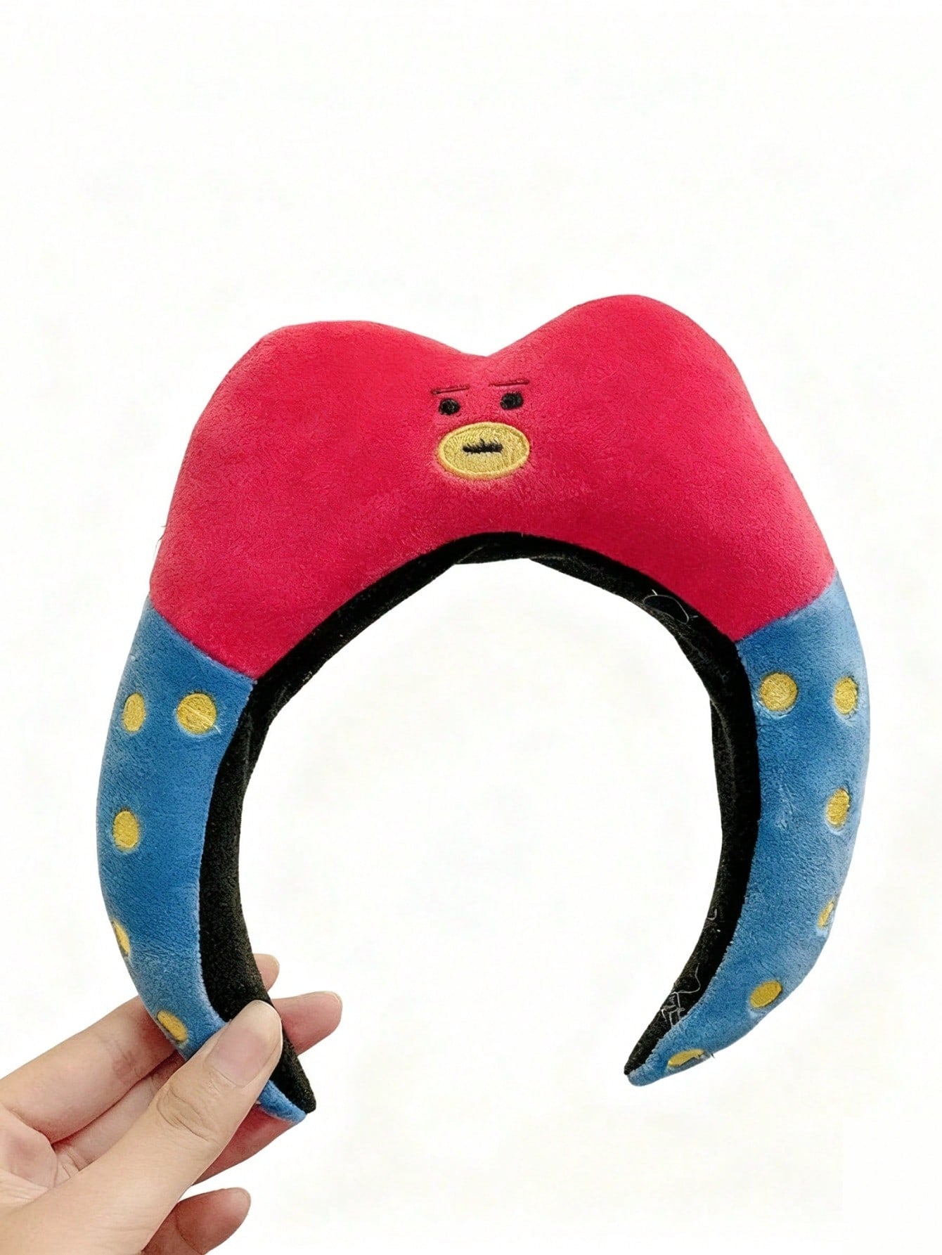 Joivida Diadema suave de tela con diseño de dinosaurio y cangrejo de dibujos animados, sin deslizamiento, perfecta para mujeres para maquillaje, fotografía, disfraz de Halloween, diseño juguetón, cómoda y elástica para e