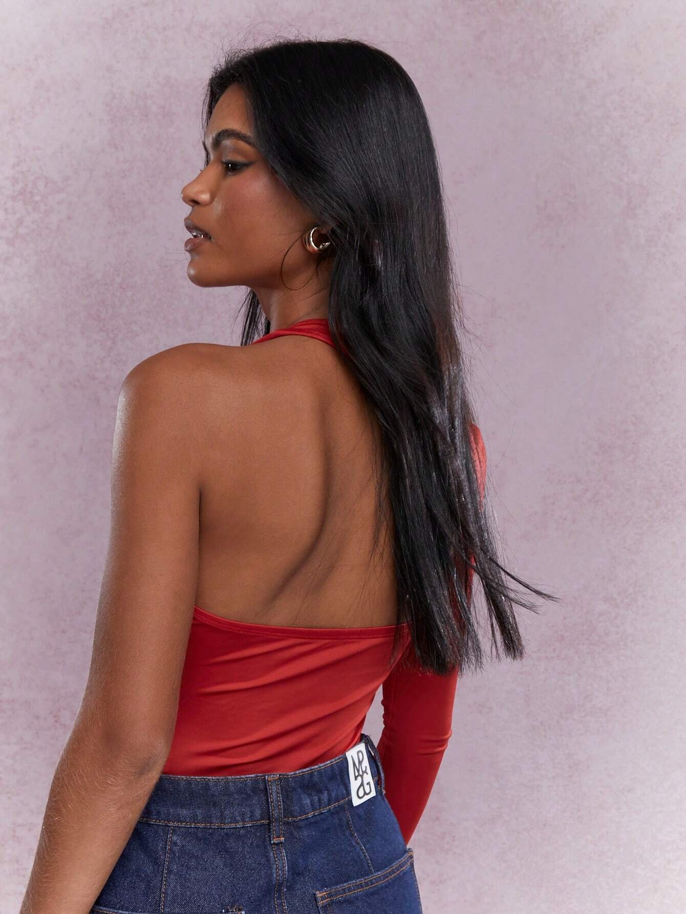 MISSGUIDED Body asimétrico con un solo manga y abertura en la espalda