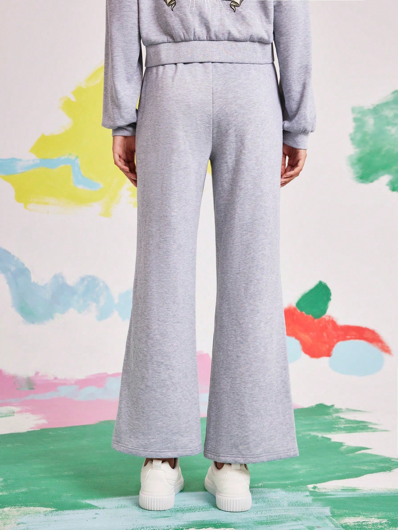 Nick 90s | SHEIN Pantalón de chándal con estampado de dibujos animados para mujer